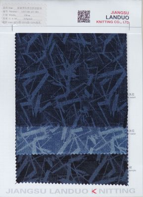 Indigo Twill( Discharge Printing)